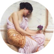 John William Godward_1906_Violets, sweet violets.jpg